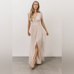 Baltic Born Annika Sequin Mesh Maxi Dress